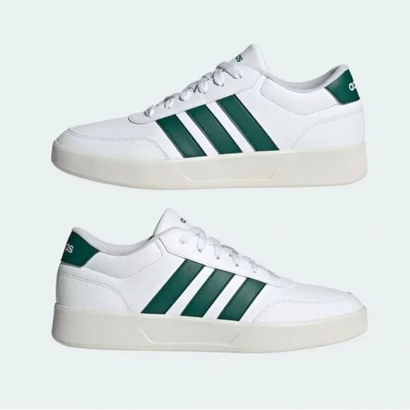 adidas Other - NWT ADIDAS Breaknet 3.0 Sneaker, Tennis Shoe, Men's Size 10, White/Green